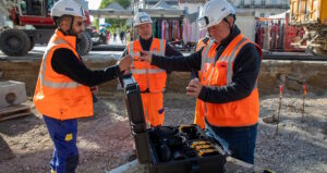 RAZEL BEC teams use the VOKKERO GUARDIAN radio communication system on construction sites